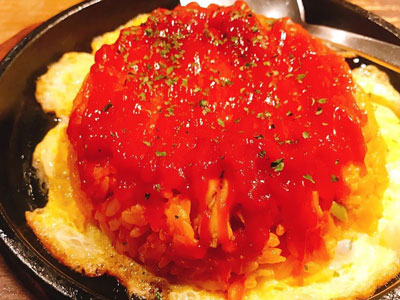 Teppan omurice